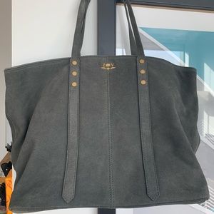 Zadig & Voltaire grey suede tote